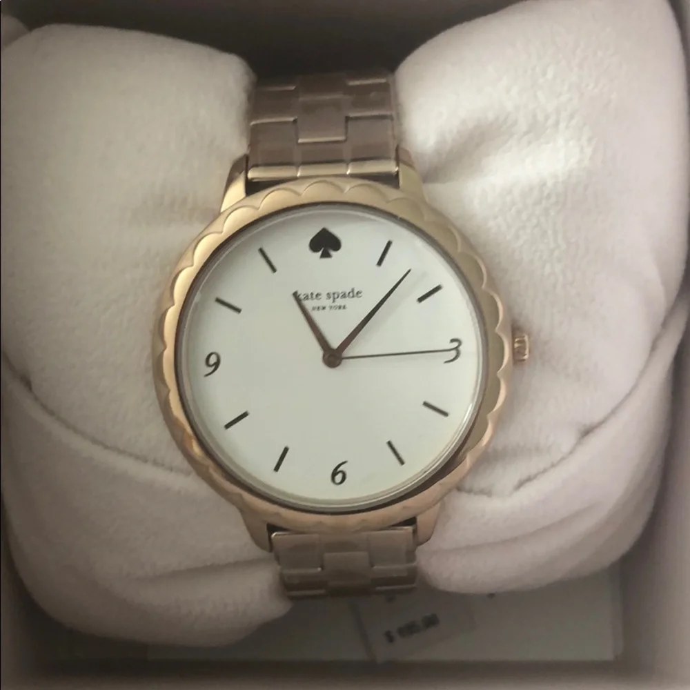 Kate Spade morning side pink gold tone stainless
